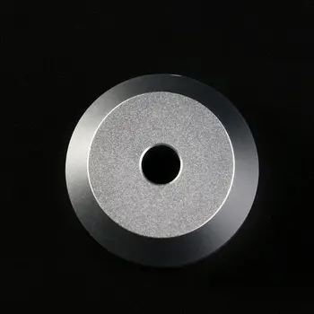 

Vinyl Record Dome Adapter Universal 7" 45RPM Turntable Aluminum Silver Accessories DXAC