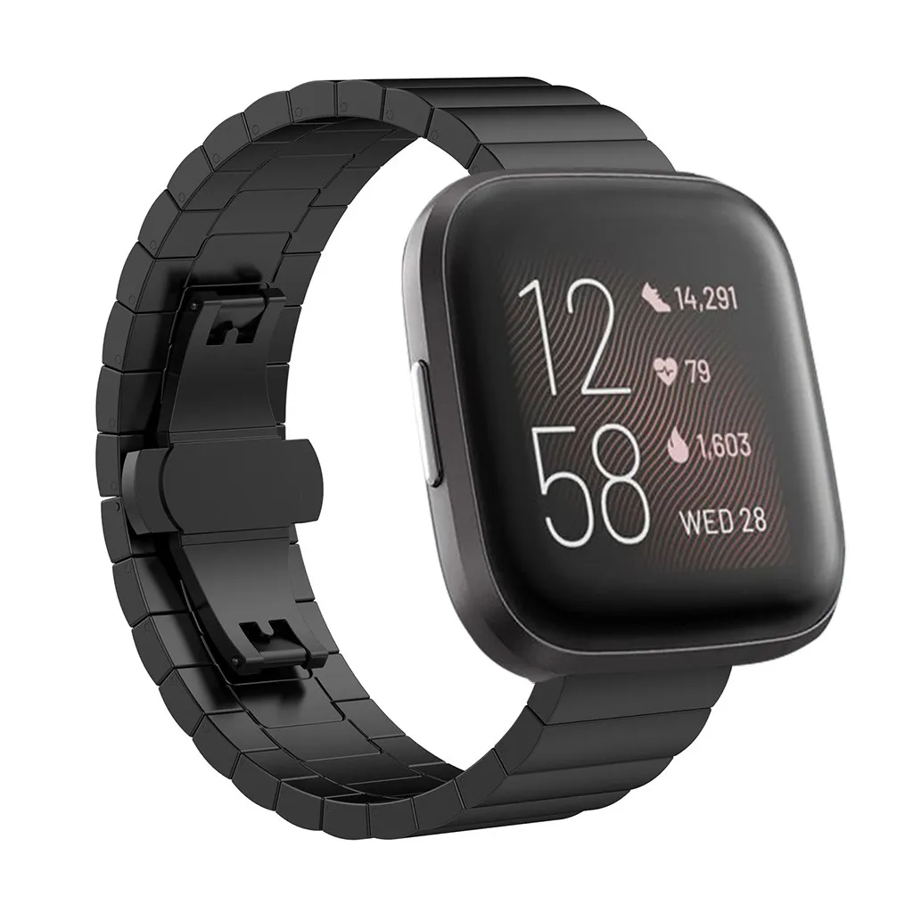 Сменный ремешок из нержавеющей стали для смарт-часов Fitbit Versa 2