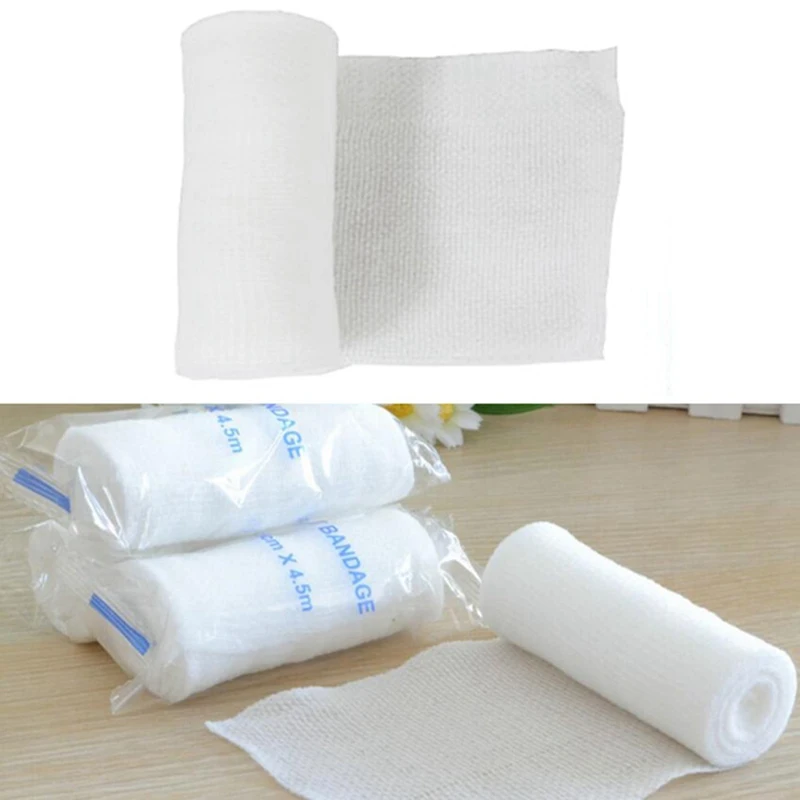 

2pcs/pack Elastic Bandage First Aid Kit Gauze Roll Wound Dressing Medical Nursing Emergency Care Bandage Outdoor Sports