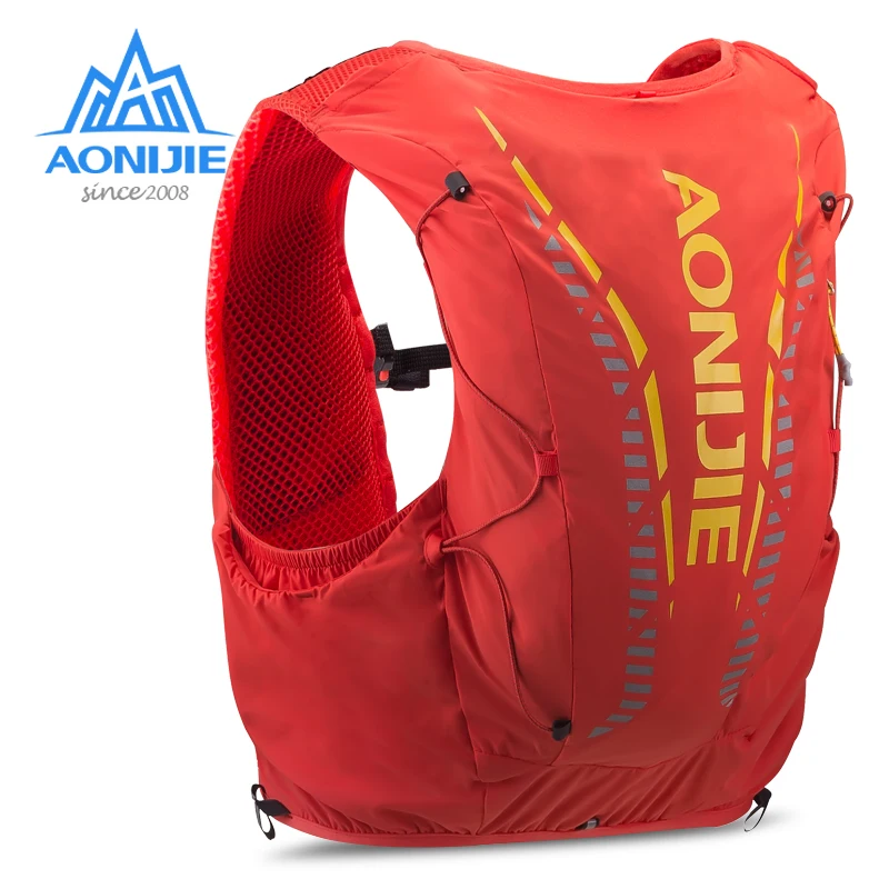 AONIJIE C962 Улучшенная кожа 12L гидратация Рюкзак Пакет сумка жилет мягкая вода колба