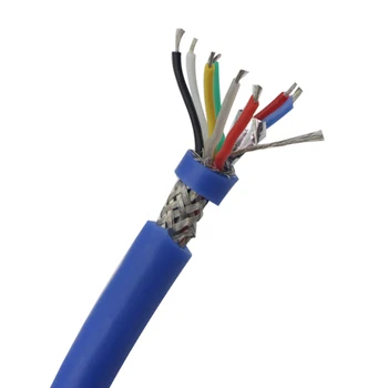 

Oxygen-free tinned copper wire Silicone insulated shielded cable flexible silicone Line wire control line 8-core shielded wire