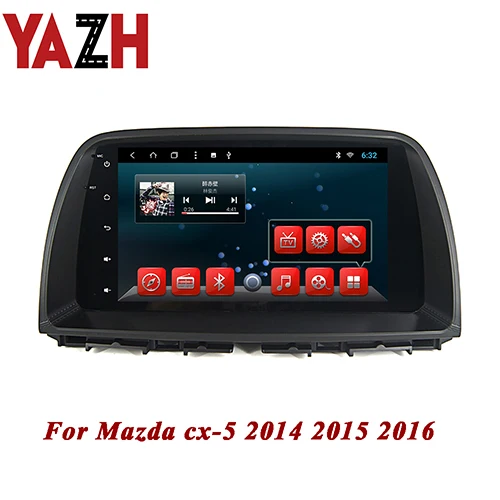 YAZH 9,0 ”ips Android 9,0 Авторадио Мультимедиа для Mazda CX-5 с 2 ГБ 32 ГБ 1080*600 HD дисплеем Bluetooth 5,0 SWC - Цвет: 9.0 RAM 2GB ROM 32GB