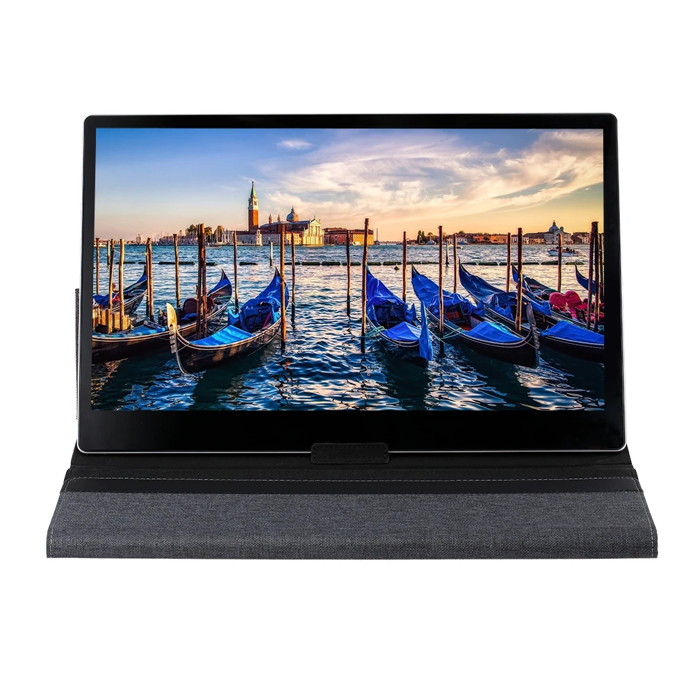 Портативный монитор 15,6 ''светодиодный 4K ips экран расширения для переключателя/PS4/ПК/ноутбука(с сенсорным экраном/батареей США штекер