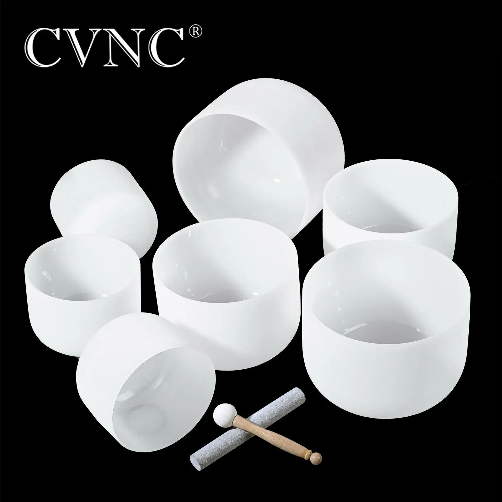 CVNC 7-1" /7"-1" /7"-1" /8-12" любой Набор из 7 шт чакра Матовый Кварцевый поющие чаши стоимость