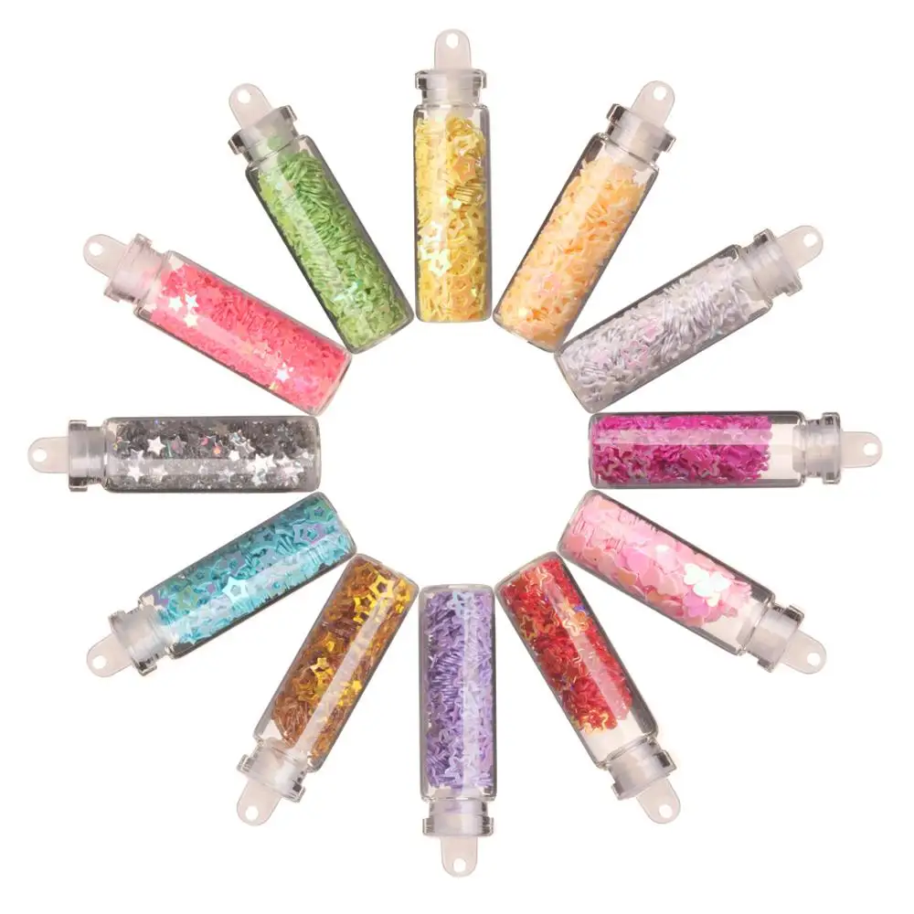 

2019 best quality Nail Art Powder Colorful Sand Nail Decoration Nail Glitter Powder xmw105