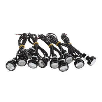 

10pcs 9W 23MM LED Eagle Eye Light Car Fog DRL Daytime Reverse Parking Signal
