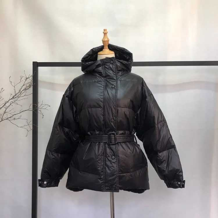 Winter New Style South Korea INS WOMEN'S Dress down Feather Coat Korean-style down Coat Mid-length Down Jacket Women's