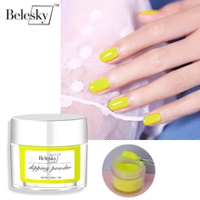 Блестящая неоновая пудра BELESKY, 10 г, натуральные сухие пигменты, пудра для ногтей, неоновая флуоресцентная пудра для маникюра