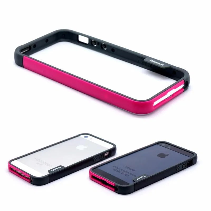 Laumans для apple iphone 5s Многоцветный Бампер рамка чехол Мягкий ТПУ силиконовый 2 цвета в