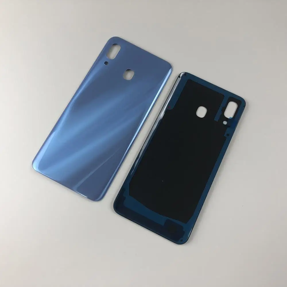Чехол на заднюю панель для samsung Galaxy A30 A305 A305F SM-A305F A30DS чехол на заднюю дверь с клеем+ логотип