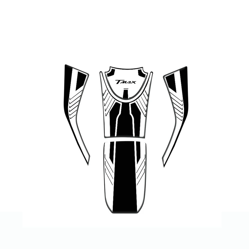 Для YAMAHA TMAX530 TMAX 530- новые аксессуары для мотоциклов 3D волоконные наклейки набор наклейка на бак протектор рыбья кость набор подушек - Цвет: 4
