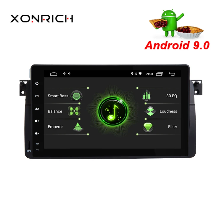 Excellent Xonrich 2 Din Android 9.0 Car Stereo GPS Navi For BMW/E46/M3/MG/ZT/Rover 75 Automotivo Radio Multimedia Player  4 Core Wifi OBD2 1