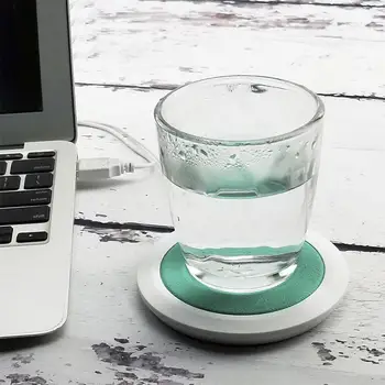 

Versatile Cup Coaster Heater Cup Mat Warmer Pad Heating Device Office Home Warmer Pad Mat Table Ceramic Glasses Metal Cups