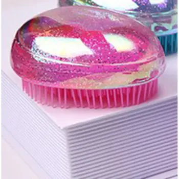 

Anti-Knot Hair Comb Plastic Comb Egg Type Hairdressing Comb Straight Hair Comb Women Hairdressing Tool