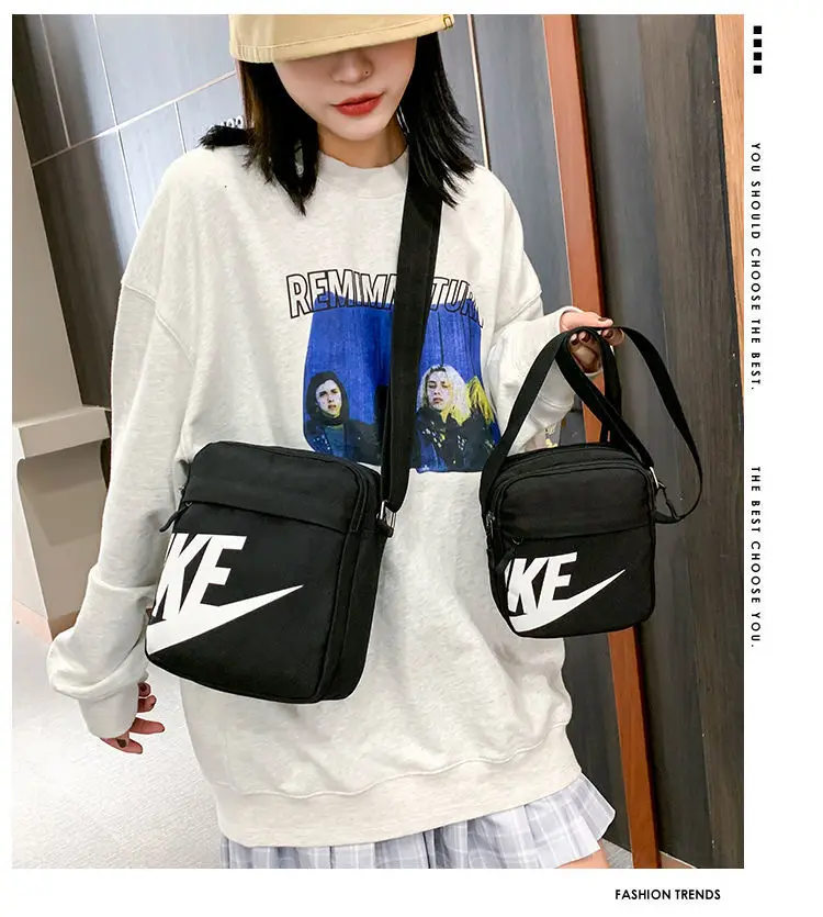 Men's Shoulder Bag INS Trend Waterproof Small Backpack Korean Mobile Phone Man's Messenger Bag Mini Square Bag Crossbody Bags
