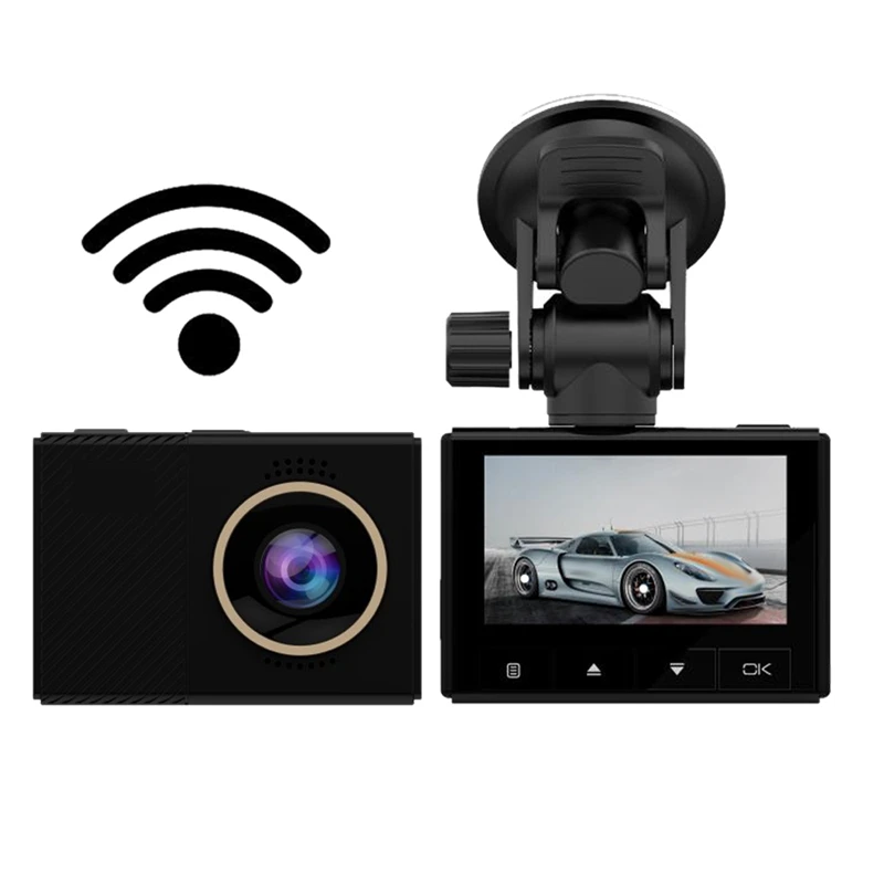 New Mini Dvr Dash Cam G70+ 1080P Full Hd Wifi Camera Car Novatek Chips 140 Degree Wide Angle Auto Video Recorder | Автомобили и