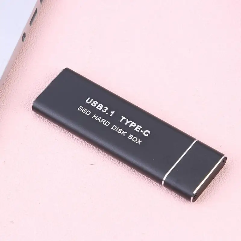 Чехол для жесткого диска SSD USB3.1 type C to M.2 NGFF внешний жесткий диск HDD корпус операционная система Поддержка Windows xp/Vista