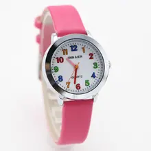 

New Arrival High Quality Leather Cartoon Watch Children's Kids Girls Boys Students Wristwatch Relogio Clock Montres Kol Saati
