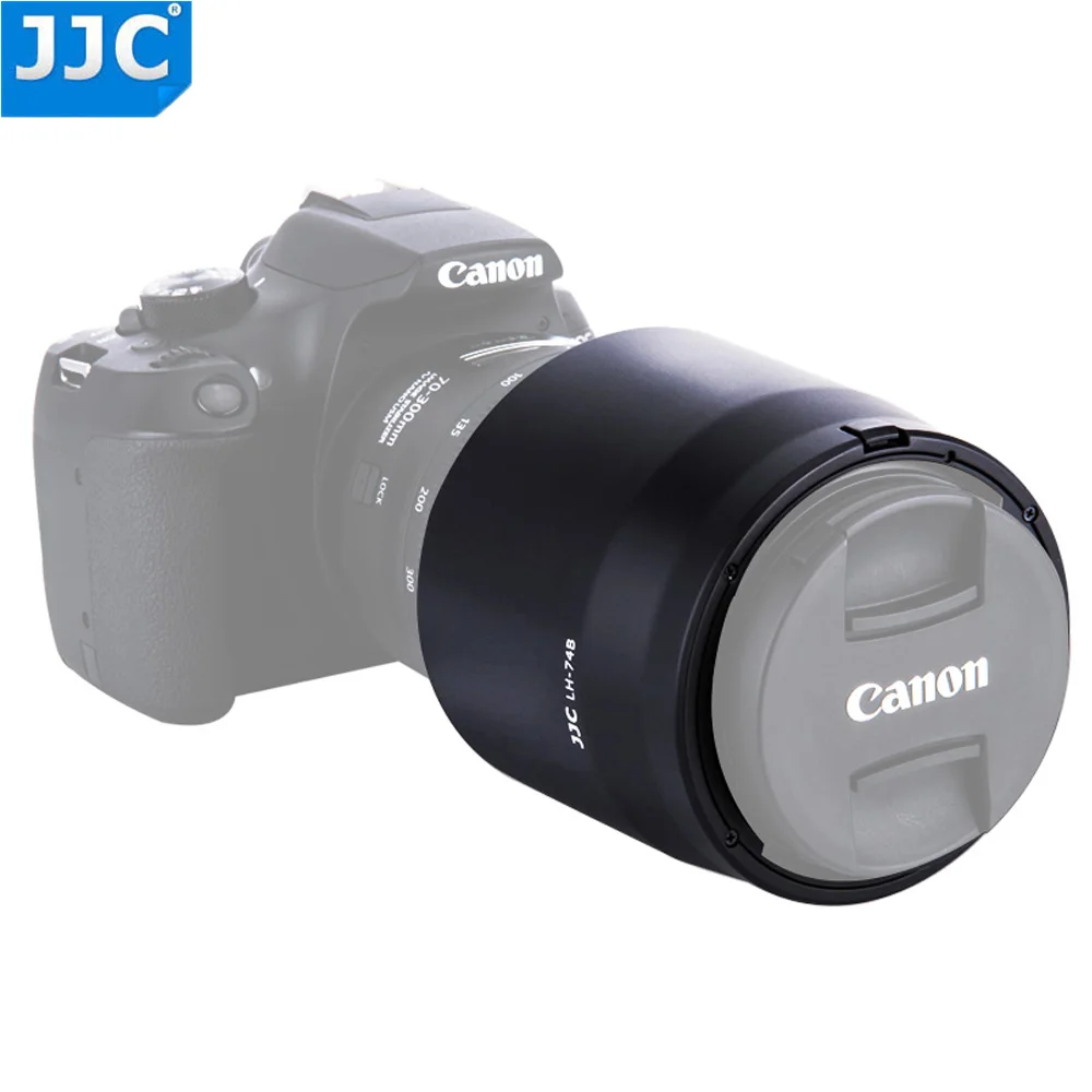 JJC ABS бленда объектива для Canon EF 70-300 мм f/4-5,6 IS II USM Замена объектива ET-74B