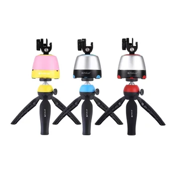 

PULUZ 360 ° Rotating Electronic Panoramic Head Table Tripod Plate for Smartphones GoPro DSLR Cameras DV Video Remote Control