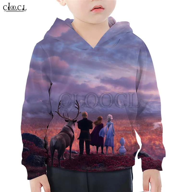 Hoodies 5 Толстовка с капюшоном «Холодное сердце»; детские толстовки с капюшоном для маленьких мальчиков; Детский свитер с 3D-принтом для маленьких девочек; Повседневная модная уличная одежда; топы - Цвет: Hoodies 5