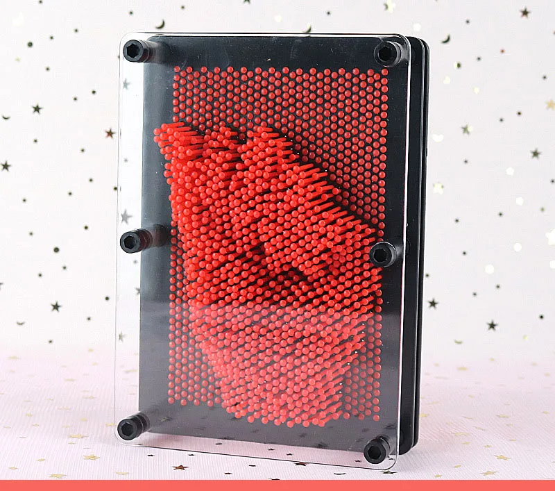 Горячая 3D головоломка DIY модель игрушки Радуга отпечаток пальца картина из игл ремесло форма клон пластиковая игрушка Дети руки плесень развивающие игрушки - Цвет: 2