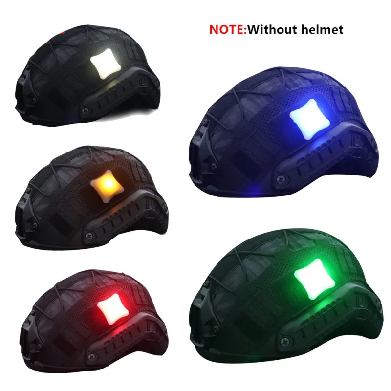 

Outdoor Tactical Signal Light Indicators Helmet Light Survival Lamp Waterproof Military Molle Hunting Vest LED Lights ZX00