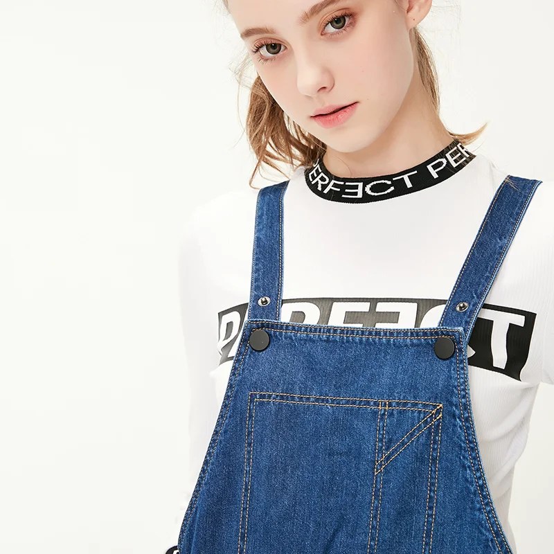 Vero Moda женские хлопковые широкие комбинезоны джинсы | 319164501