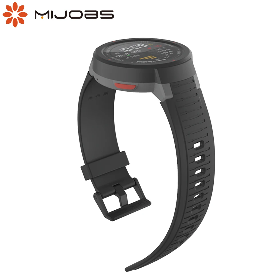 Mijobs силиконовый ремешок для Xiaomi Huami Amazfit Verge Смарт-часы мягкий силиконовый браслет сменные браслеты