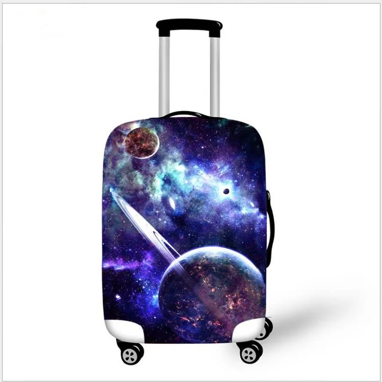 Galaxy Universe дизайнерский защитный чехол для багажа, чехол для чемодана для путешествий, эластичные пылезащитные Чехлы для 18-32 дюймов, аксессуары для путешествий