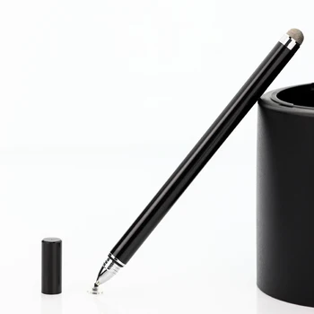 

2 in 1 Capacitive Pen Touch Screen Drawing Pens Stylus with Conductive Microfiber Head for Tablet PC Smart Phone Custom LOGO