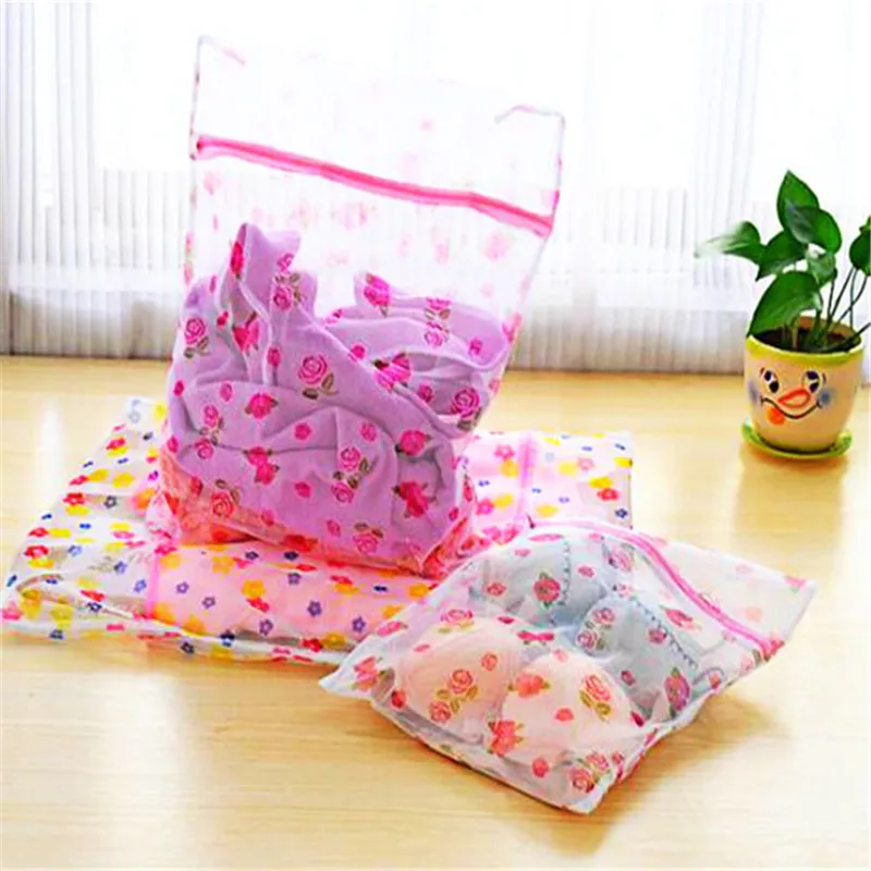 

3 Size Washing Laundry bag Clothing Care Foldable Protection Net Filter Underwear Bra Socks Underwear Washing Machine Clothes