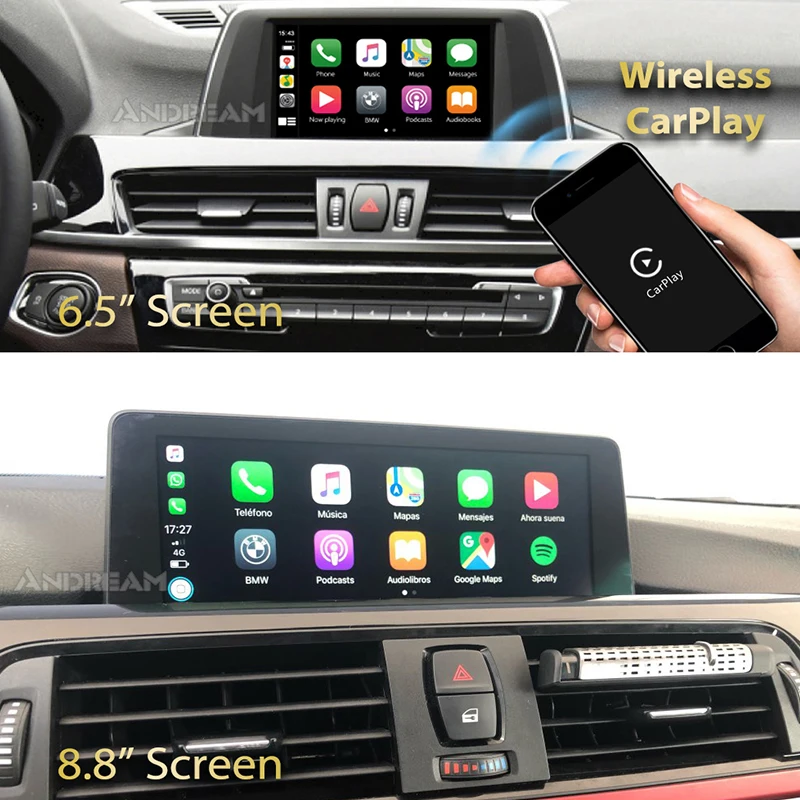 Wifi беспроводной BMW CarPlay Box для всех NBT системы X3 X4 X5 F25 F15 F16 серии Surpport заднего вида CAM Поддержка Android и IOS