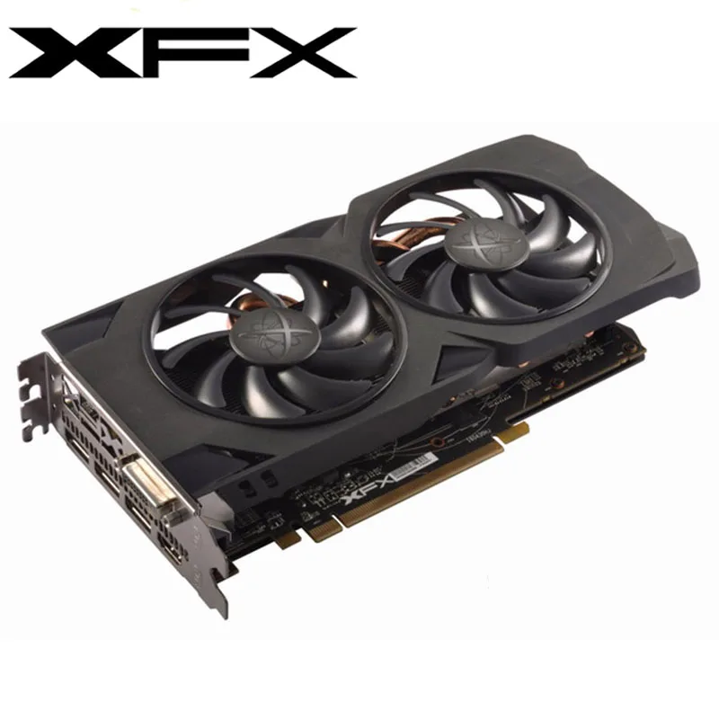 XFX видеокарта RX 470 4 Гб 256Bit GDDR5 видеокарты для AMD 400 серии VGA карты RX470 DisplayPort 570 580 480 HDMI