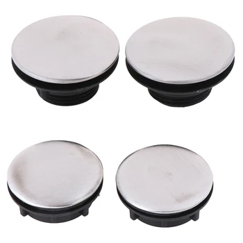 

2Pcs Stainless Steel Sink Tap Hole Cover Kitchen Faucet Hole Cover