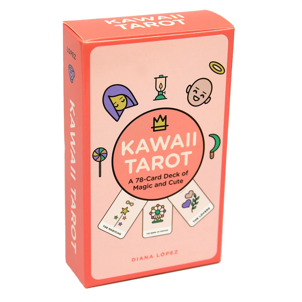 かわいいタロット 78 カードデッキ魔法のかわいいカードブックダイアナロペス機能甘いパステルカラーのデザインかわいいコレクター継承 Aliexpress おもちゃ ホビー