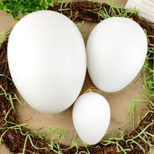 Яичная скорлупа страуса 10см15см20 цветной рисунок курица Белый гусь модель Яйца динозавра яйцо красочная коробка для эмоций DIY