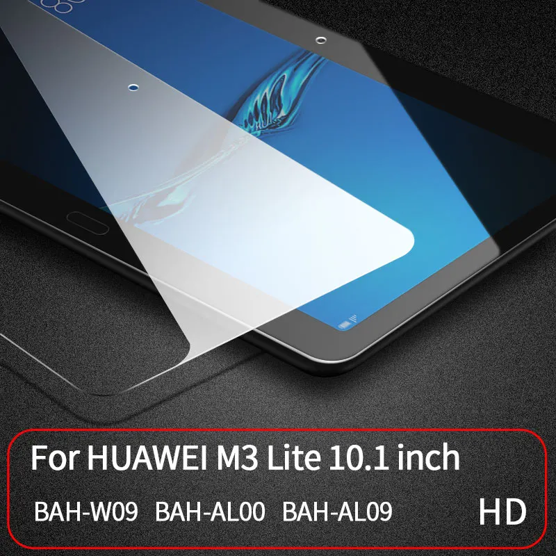 9D закаленное стекло с закругленными краями для huawei MediaPad M5 lite 10,1 M5 8,4 M3 Lite 8,0 Защита экрана для MediaPad M5 8,0/8,4 дюйма - Цвет: M3-10.1-HD
