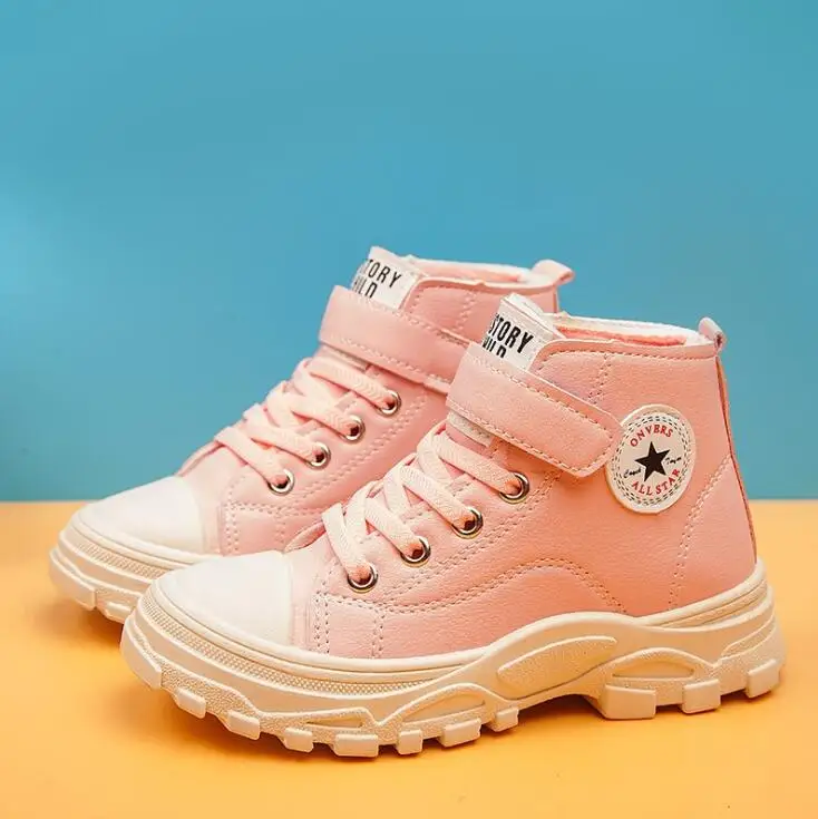 Детские Ботинки martin модная обувь для девочек детские теплые ботинки модная Нескользящая девушка сапожок с дизайном «Принцесса» осень зима Детская обувь - Цвет: Picture color