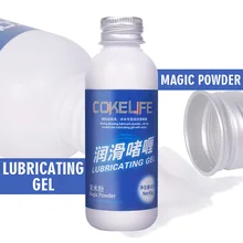 Cokelife Magic Powder Lubricant Mix With Water 5g Create 50g Water Based Lubricant Vaginal lubricating Gel Gay Anal Massage Lube