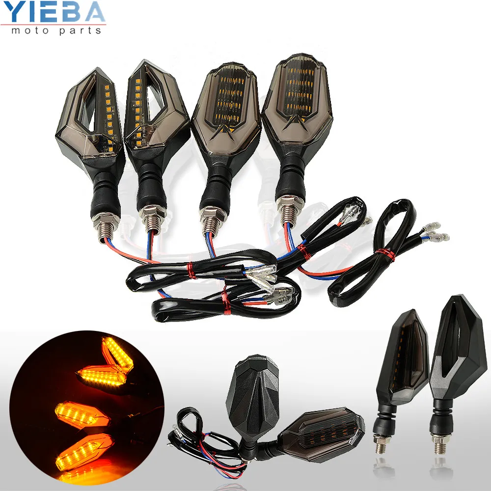 

For DUCATI 696 796 MONSTER 748 900SS ST2 ST4 KAWASAKI ZRX 1100 Motorcycle 12V Indicator Lights Turn Signal Cornering Lamp Fit