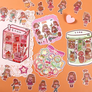 

40pcs/lot Kawaii Stationery Stickers cute Magic sweet Diary Decorative Mobile Stickers Scrapbooking DIY Craft Stickers