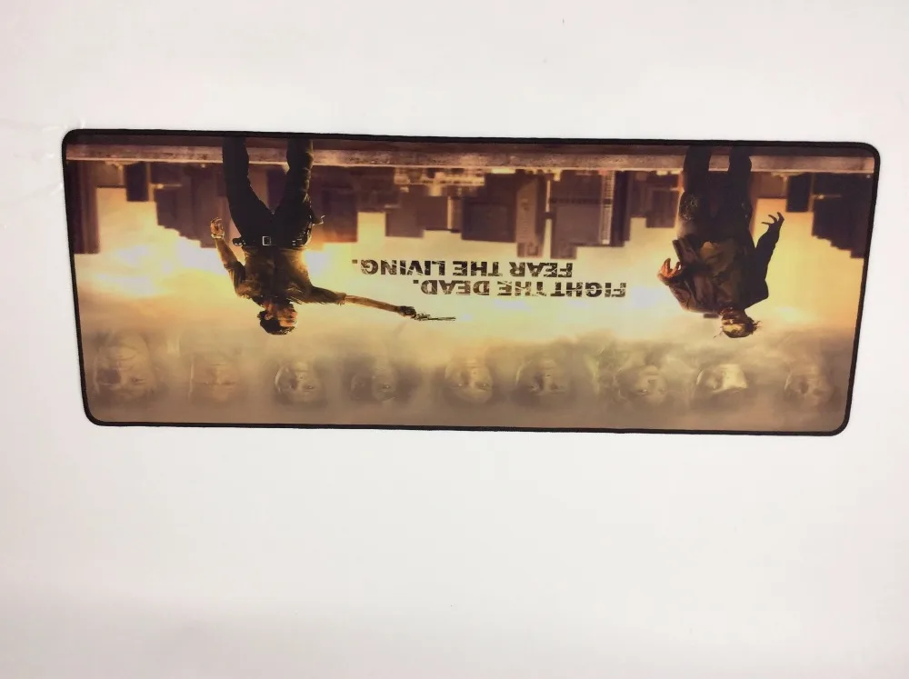  Walking Dead Large Lock Edge Mouse pad PC Computer mat Size for 400X900X3MM Gaming Speed Mousepads 