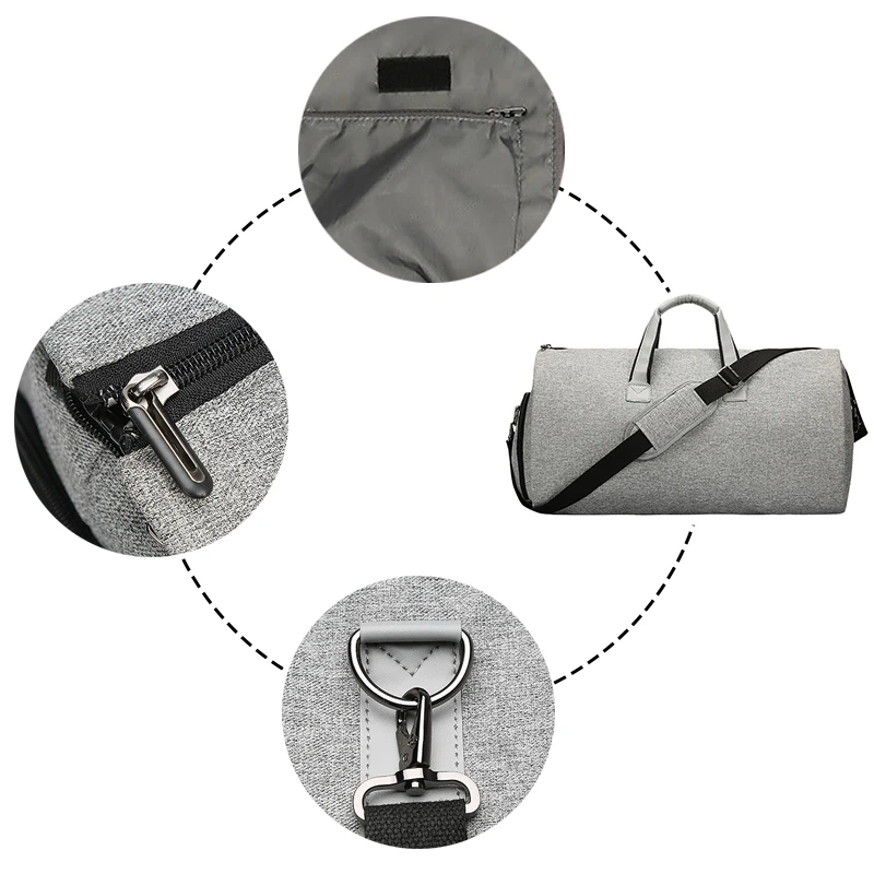 WOBAG Мужская многофункциональная большая емкость дорожная Сумка водонепроницаемая оксфордская вещевая сумка для путешествий сумка для хранения ручного багажа Сумка для обуви