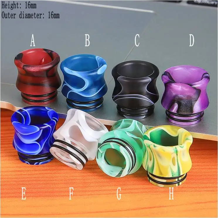 810 капельный наконечник смолы ultem для TFV8 goon атомайзер Kennedy RDA RTA танк электронные сигареты Vape аксессуары - Цвет: C