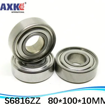 

High quality stainless steel bearing SS6816ZZ S61816ZZ S61816Z 6816 S6816 S6816Z S6816ZZ 80*100*10 mm 440C material
