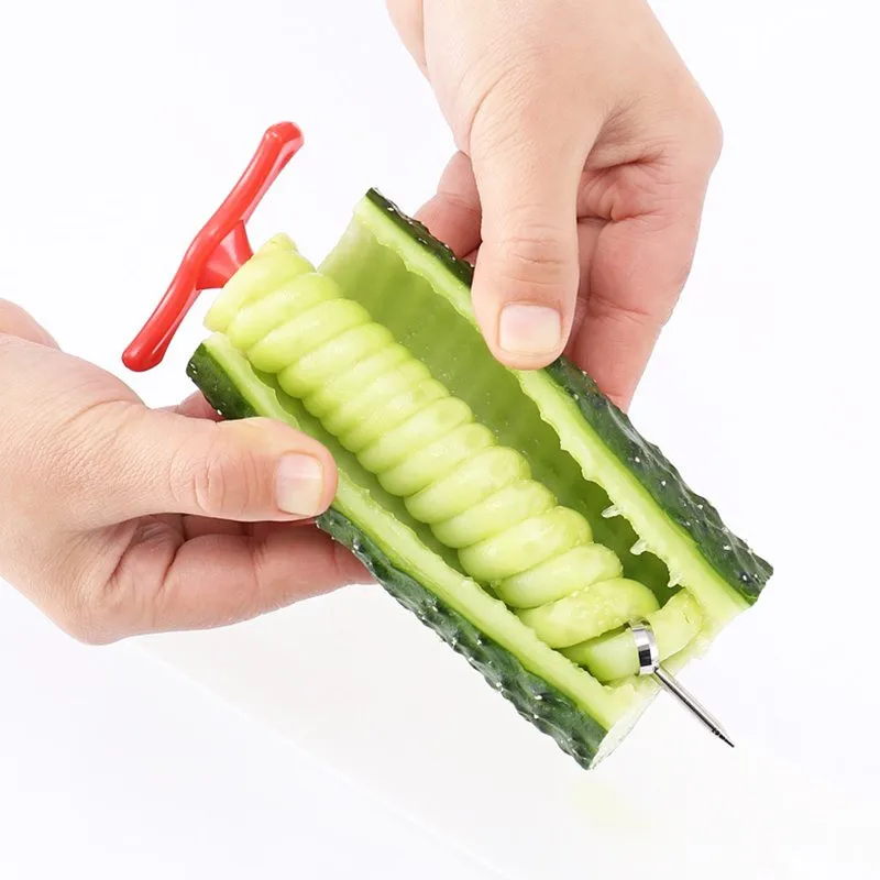 Vegetables Spiral Knife Potato Carrot Cucumber Chopper Spiral Screw Slicer Cutter Spiralizer kitchen Accessories Gadgets vegetable peeler
