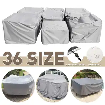 

Waterproof Outdoor Patio Garden Furniture Covers Rain Snow Chair covers for Sofa Table Chair Dust Proof Cover