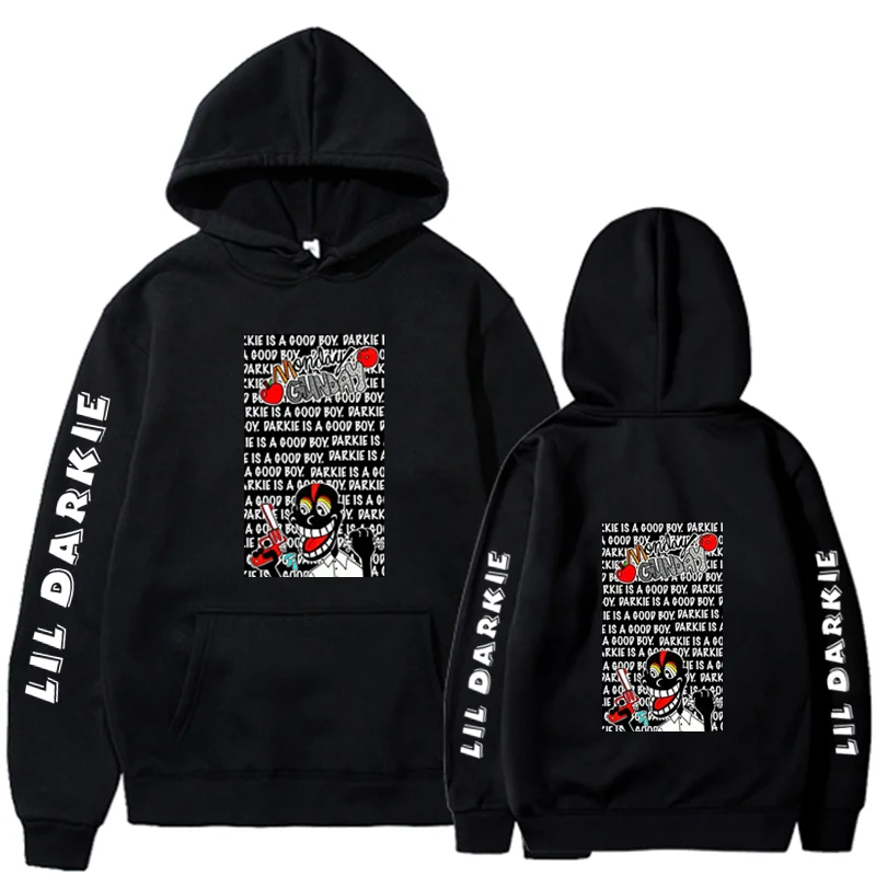 

Fashion Brand LIL DARKIE men/women Street hip-hop Print Hoodie Sports And Leisure long-sleeved Tops New Daily Pullovers Kids Top