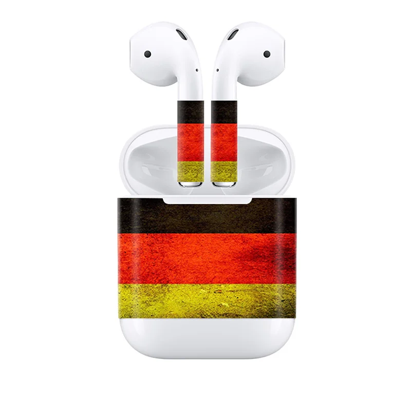 2 шт./лот для AirPods Стикеры съемный клейкая декоративная переводная картинка